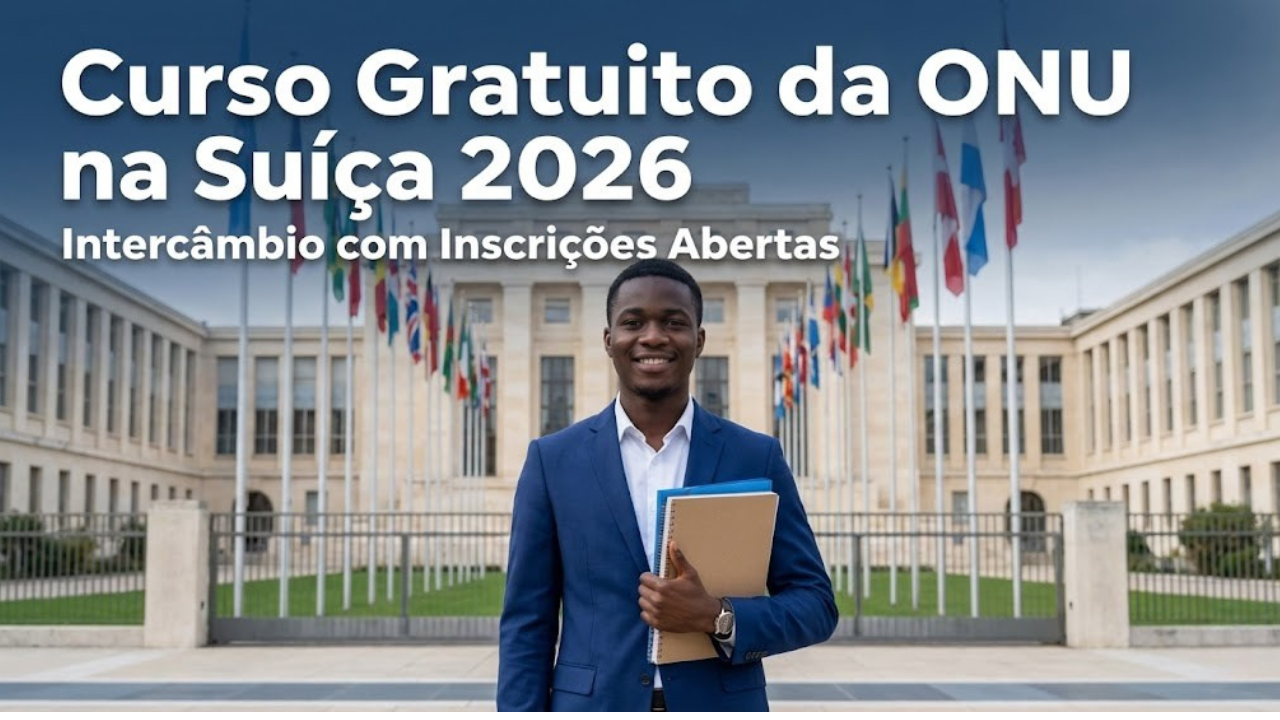 Curso Gratuito da ONU na Suíça 2026: Intercâmbio com Inscrições Abertas