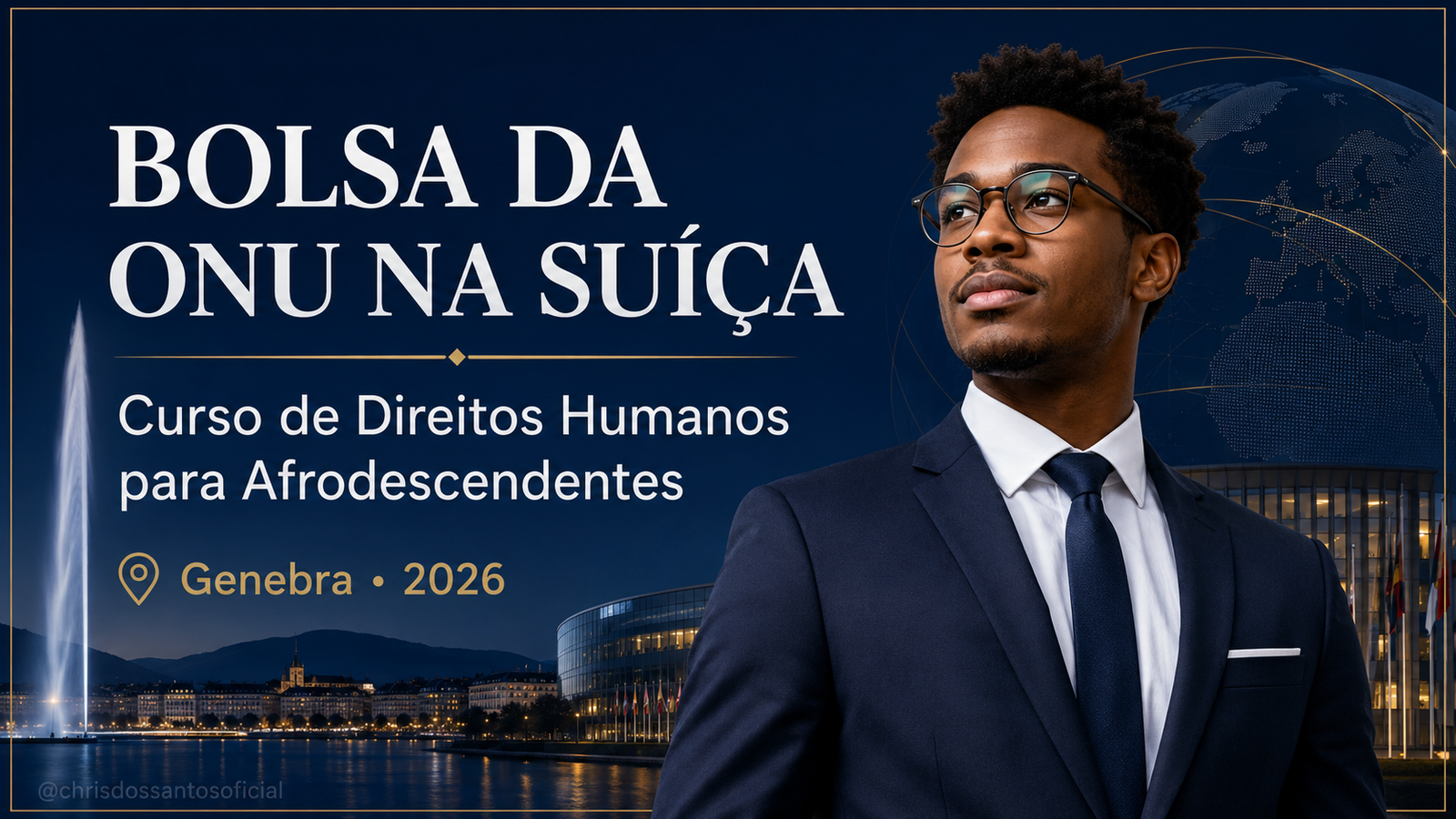 Bolsa da ONU na Suíça para Afrodescendentes: curso de Direitos Humanos em Genebra