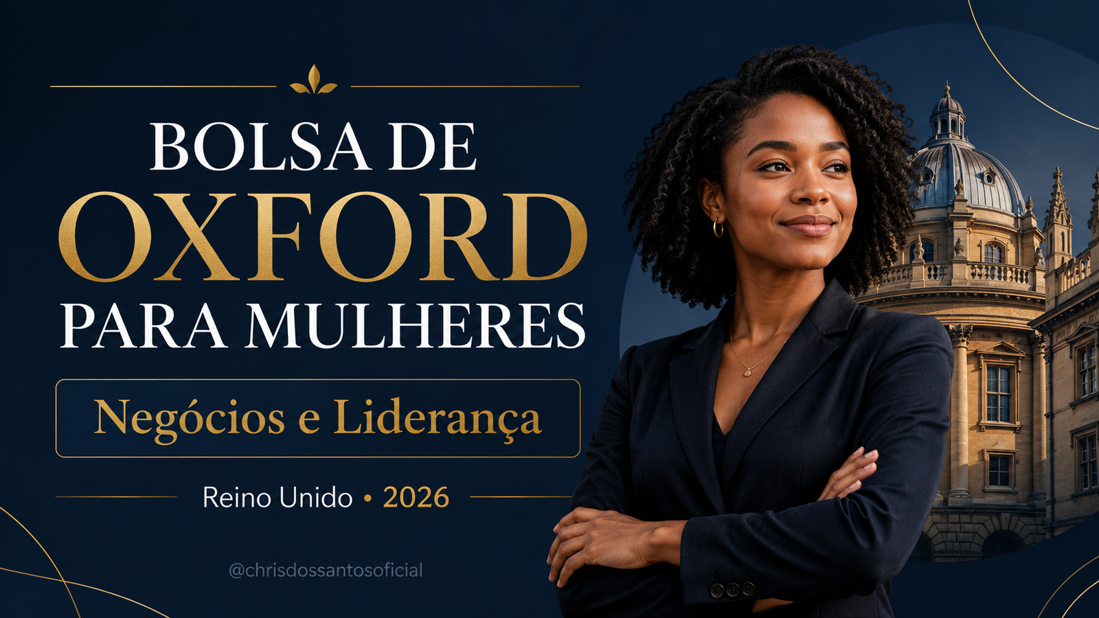 Bolsa da Universidade de Oxford para Mulheres em Negócios e Liderança